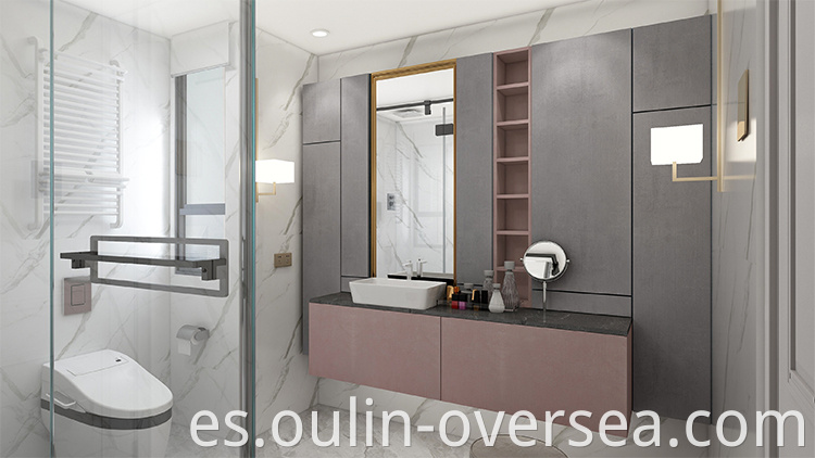 Simple modern design wooden vanity cabinet for bathrooms